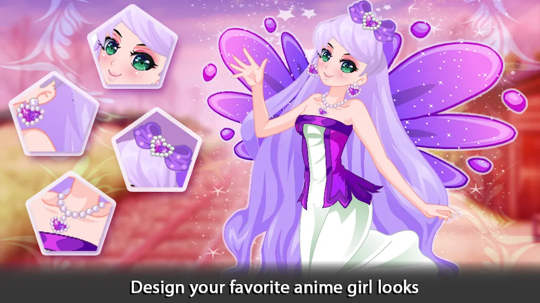 Dress Up Angel Anime Girl Game  [МОД Все открыто] Screenshot 2