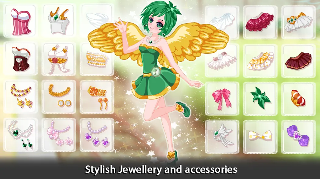 Dress Up Angel Anime Girl Game  [МОД Все открыто] Screenshot 3