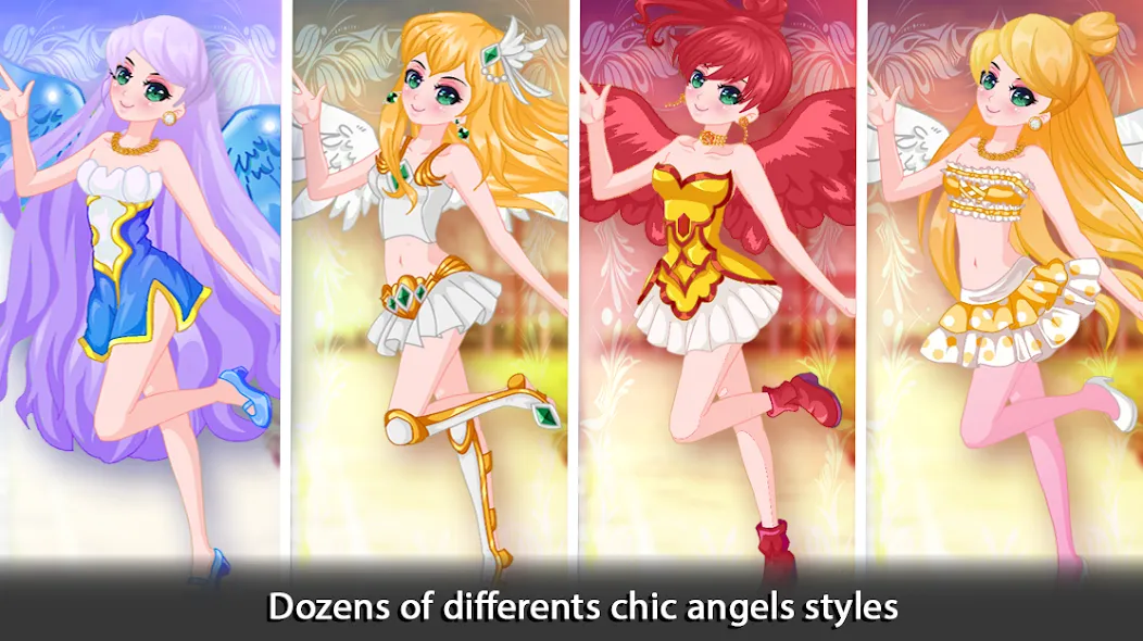 Dress Up Angel Anime Girl Game  [МОД Все открыто] Screenshot 4