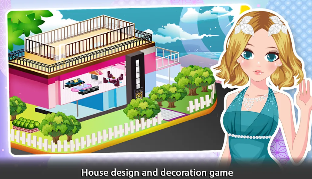 Girl Doll House - Room Design  [МОД Бесконечные деньги] Screenshot 1