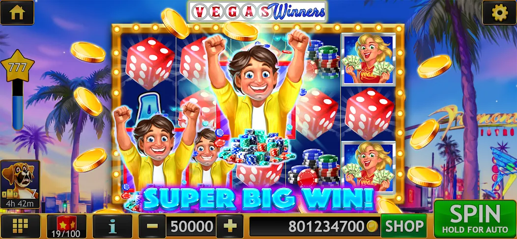 Slots of Luck: Vegas Casino (Слоты удачи)  [МОД Бесконечные деньги] Screenshot 2