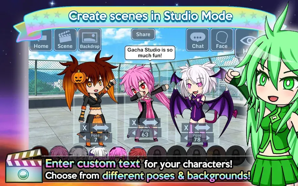 Gacha Studio (Anime Dress Up) (Гача Студио)  [МОД Много денег] Screenshot 3