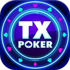 Взломанная TX Poker - Texas Holdem Poker  [МОД Много денег] - стабильная версия apk на Андроид