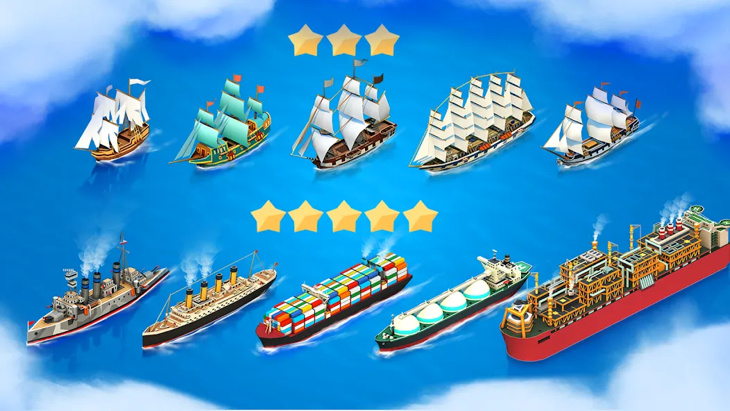 Sea Port: Cargo Boat Tycoon (Си Порт)  [МОД Mega Pack] Screenshot 4