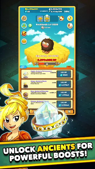 Clicker Heroes - Idle RPG (Кликер Герои)  [МОД Меню] Screenshot 1