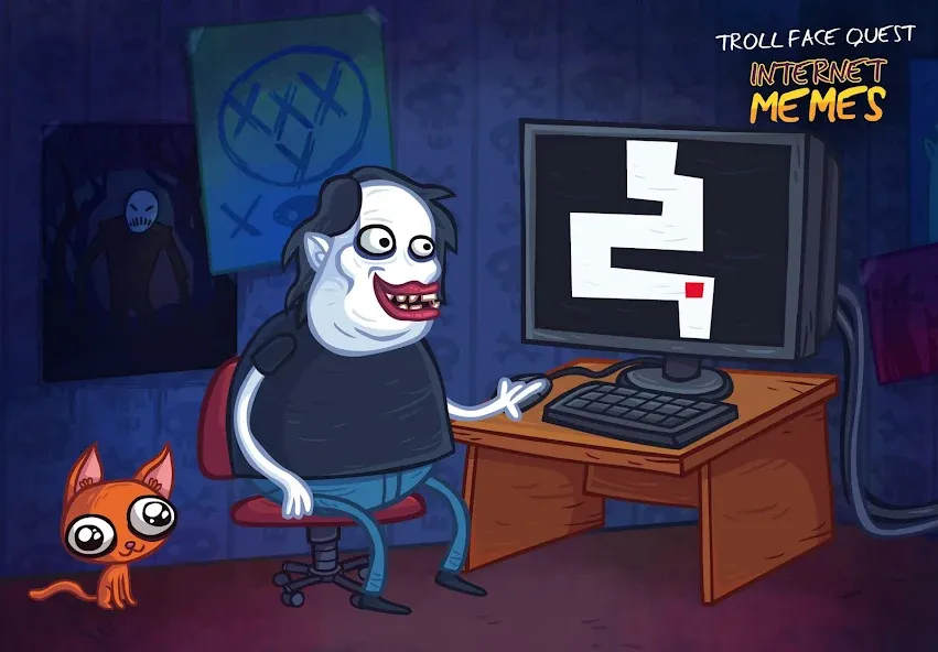 Troll Face Quest Internet Meme (Тролль Фейс Квест Интернет Мем)  [МОД Unlocked] Screenshot 1