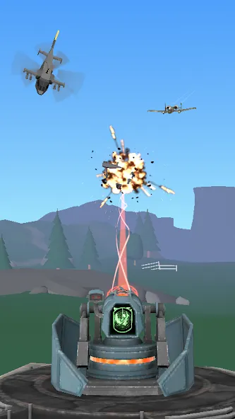 Air Defense: Airplane Shooting (Эйр Дефенс)  [МОД Бесконечные деньги] Screenshot 5