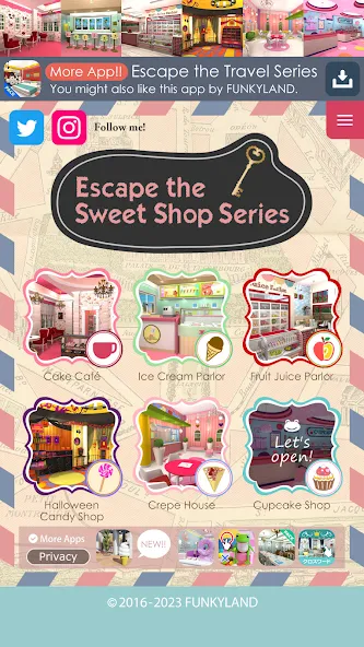 Escape the Sweet Shop Series (Эксперименты в кондитерской серии)  [МОД Все открыто] Screenshot 1