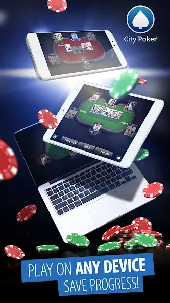 City Poker: Holdem, Omaha (Сити Покер)  [МОД Mega Pack] Screenshot 3