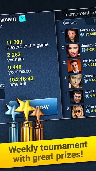 Poker Arena: texas holdem game (Покер Арена)  [МОД Все открыто] Screenshot 3