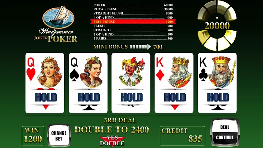 Windjammer Poker (Уиндджаммер Покер)  [МОД Много денег] Screenshot 2