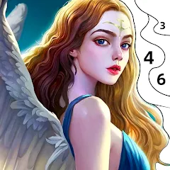 Скачать взлом Angel & Devil Paint by Number  [МОД Бесконечные деньги] - стабильная версия apk на Андроид