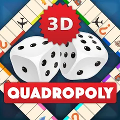 Взломанная Quadropoly - Monopolist Tycoon  [МОД Unlocked] - последняя версия apk на Андроид