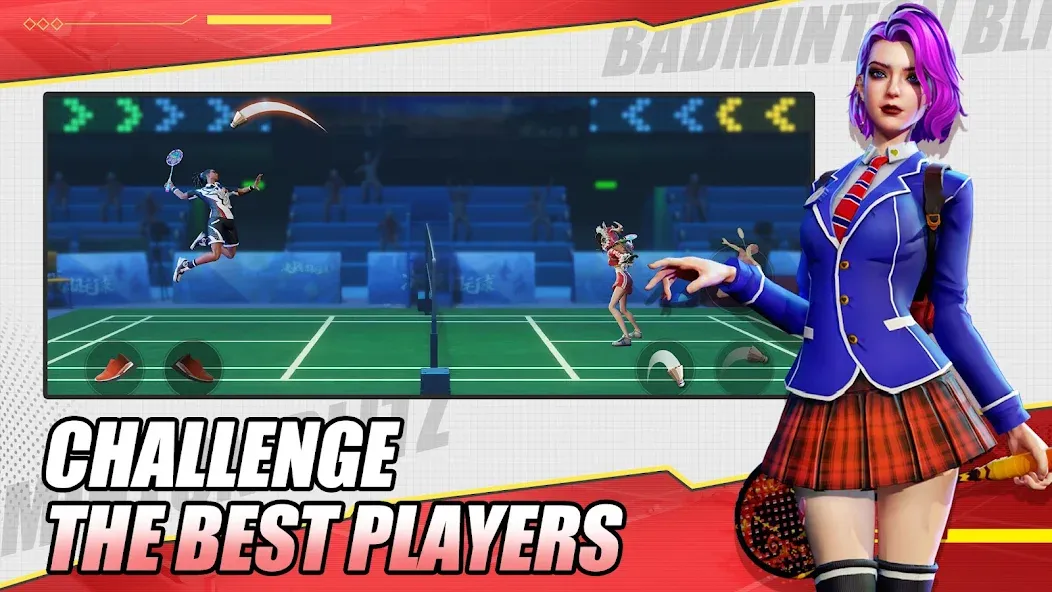 Badminton Blitz - PVP online (Бэдминтон Блиц)  [МОД Все открыто] Screenshot 5