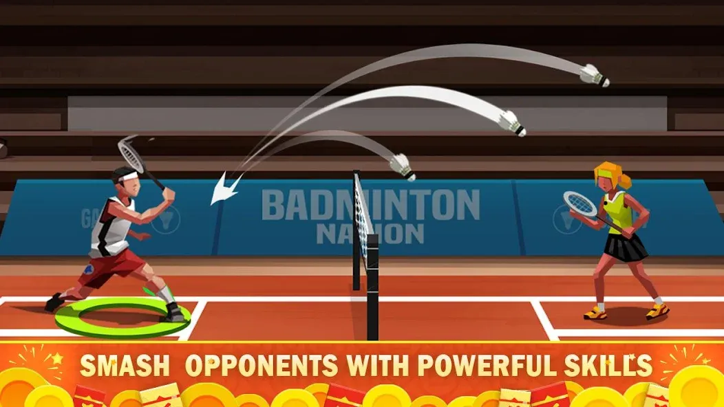 Badminton League  [МОД Unlimited Money] Screenshot 2