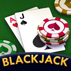 Скачать взломанную Blackjack 21: online casino (Блэкджек 21)  [МОД Меню] - стабильная версия apk на Андроид