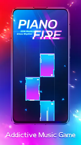 Piano Fire: Edm Music & Piano (Пиано Файр)  [МОД Unlimited Money] Screenshot 1