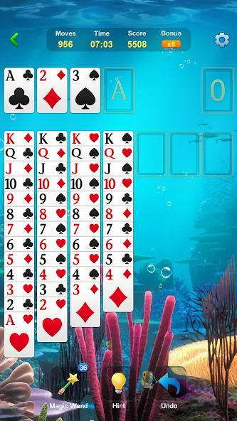 Solitaire - Classic Card Games  [МОД Unlimited Money] Screenshot 2