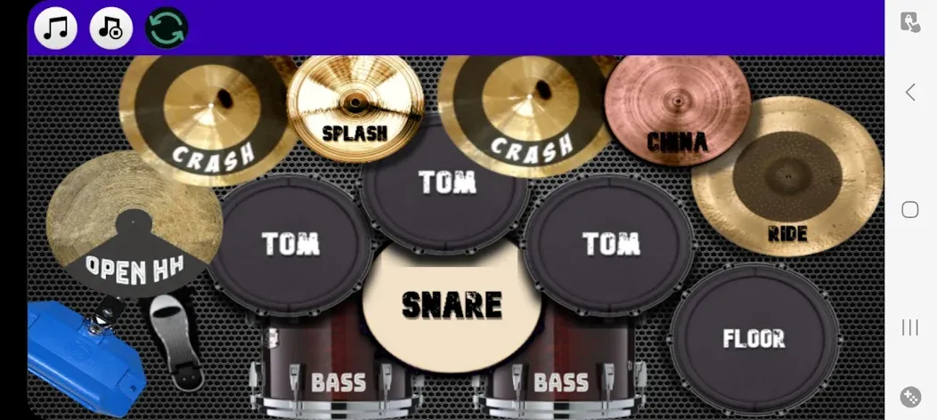 Drum Studio: Bateria Virtual (Драм студио)  [МОД Unlimited Money] Screenshot 1