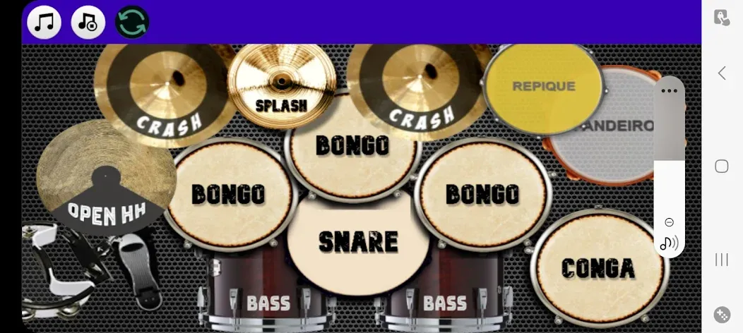 Drum Studio: Bateria Virtual (Драм студио)  [МОД Unlimited Money] Screenshot 3