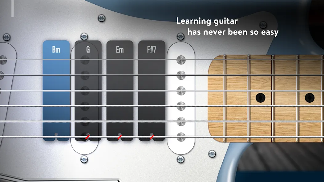 Real Guitar: lessons & chords (Реал Гитар)  [МОД Бесконечные монеты] Screenshot 5