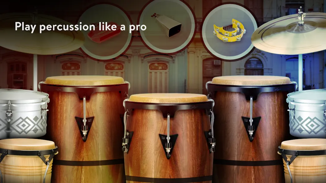 Real Percussion: instruments (Реал Перкуссион)  [МОД Меню] Screenshot 1