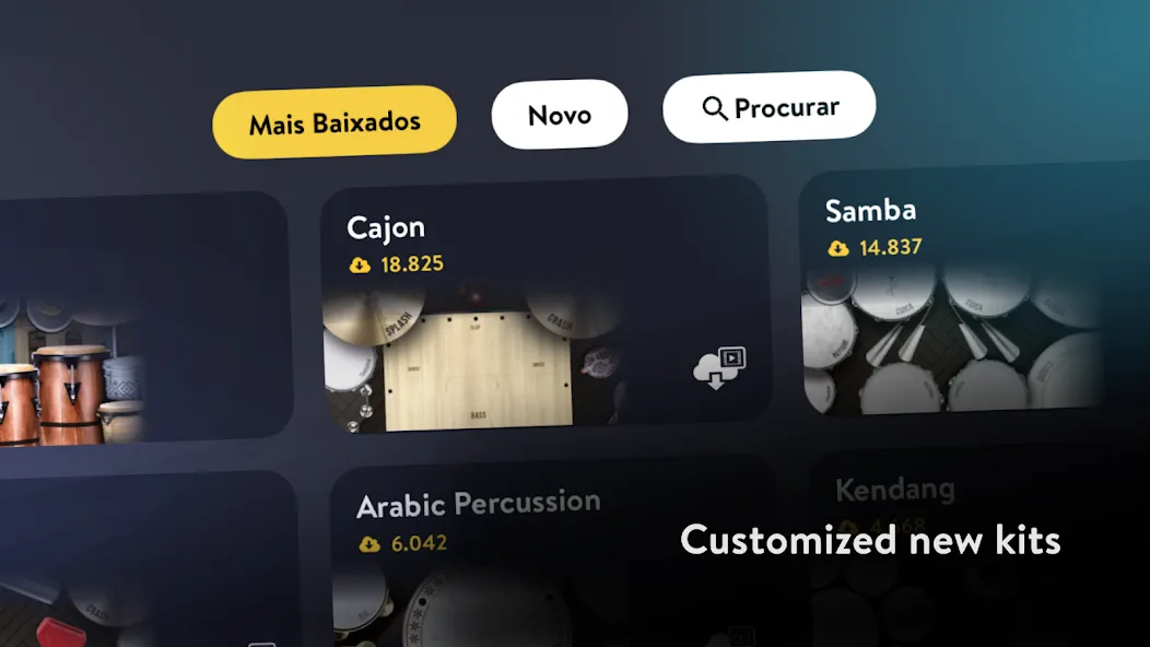 Real Percussion: instruments (Реал Перкуссион)  [МОД Меню] Screenshot 3