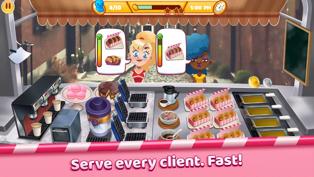 Boston Donut Truck: Food Game (Бостонский Донат Трак)  [МОД Menu] Screenshot 2