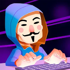 Скачать взломанную Hacking Hero: Hacker Clicker (Хакинг герой)  [МОД Меню] - полная версия apk на Андроид