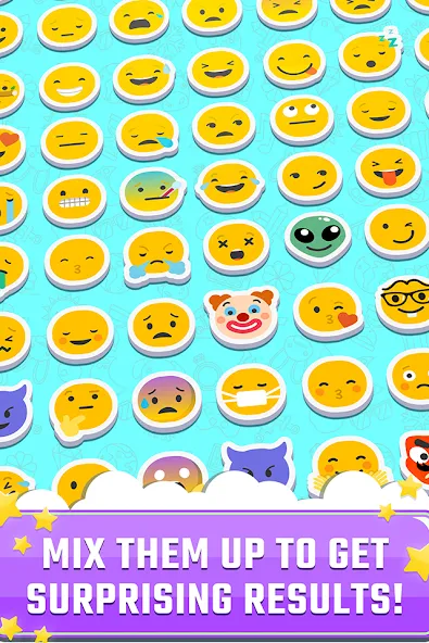 Match The Emoji: Combine All (Мэтч Зэ Имоджи)  [МОД Все открыто] Screenshot 3