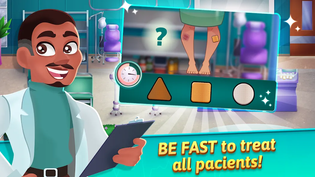 Medicine Dash: Hospital Game (Медицинский Дэш)  [МОД Бесконечные монеты] Screenshot 2