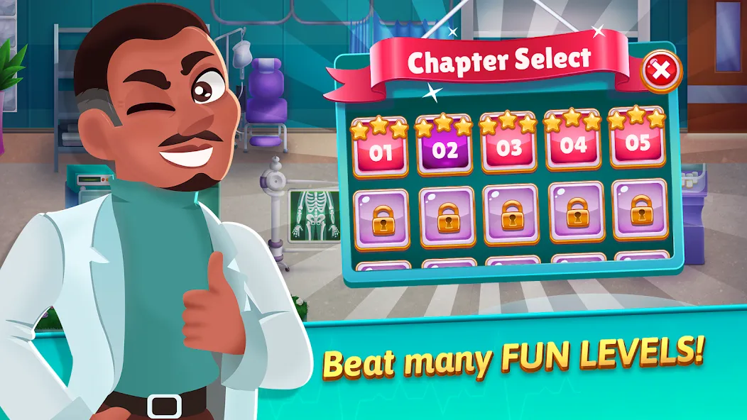 Medicine Dash: Hospital Game (Медицинский Дэш)  [МОД Бесконечные монеты] Screenshot 4