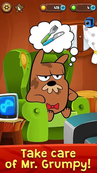 My Grumpy: Funny Virtual Pet (Май Грампи)  [МОД Много денег] Screenshot 1