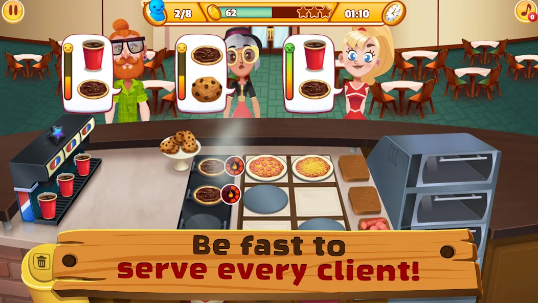 My Pizza Shop 2: Food Games (Мой Пиццерия 2)  [МОД Mega Pack] Screenshot 5