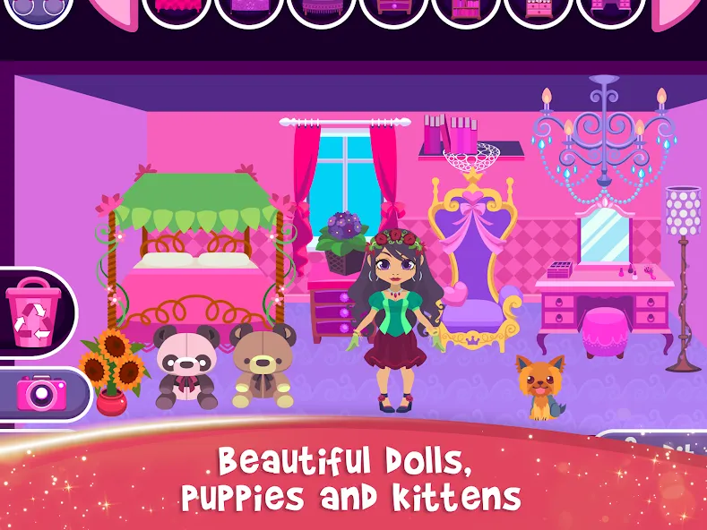 My Princess Castle: Doll Game (Мой Принцессин Замок)  [МОД Много денег] Screenshot 4