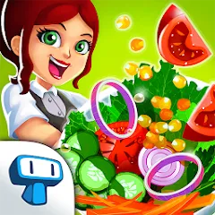 Взлом My Salad Bar: Veggie Food Game (Мой салатбар)  [МОД Много монет] - полная версия apk на Андроид