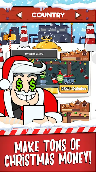 Santa’s Capitalist Factory  [МОД Много денег] Screenshot 2