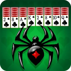 Скачать взлом Spider Solitaire: Card Game (Спайдер Солитер)  [МОД Menu] - стабильная версия apk на Андроид