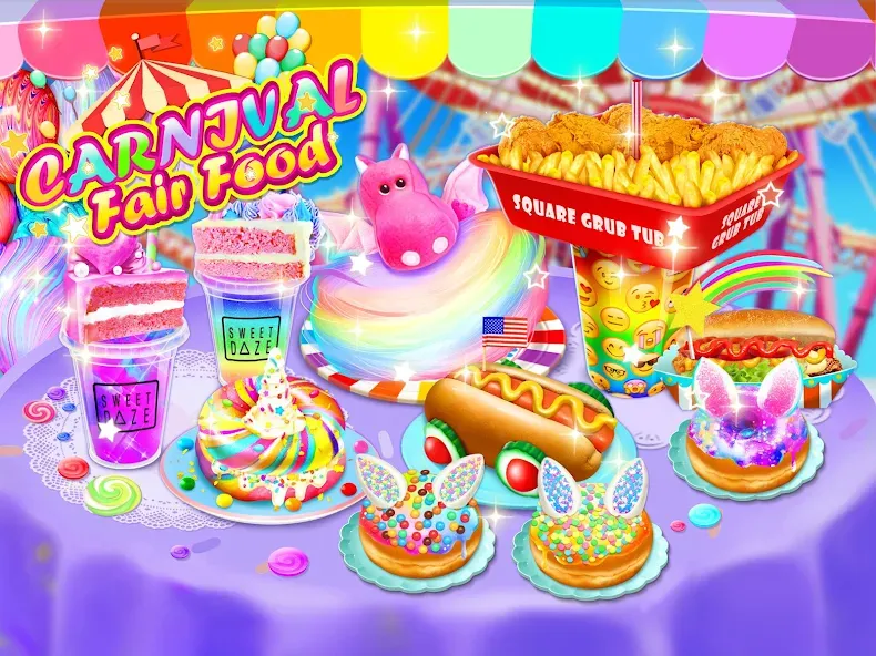 Unicorn Chef Games for Teens (Юникорн Шеф Игры для Подростков)  [МОД Menu] Screenshot 1