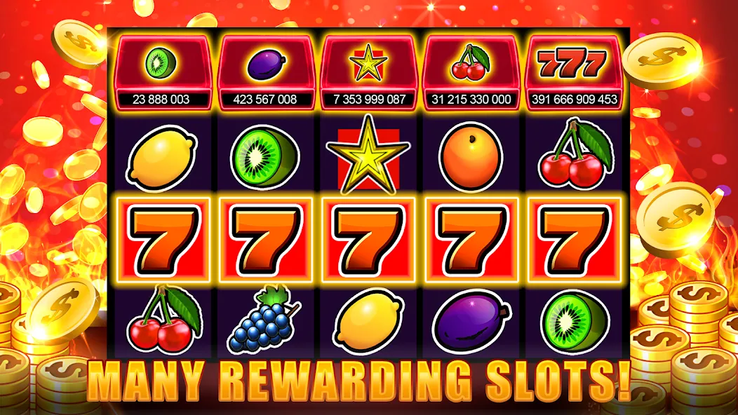 Slots 777 - Slot Machine Games  [МОД Mega Pack] Screenshot 4