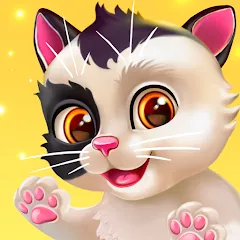 Скачать взлом My Cat - Virtual pet simulator (Мой кот)  [МОД Много монет] - стабильная версия apk на Андроид