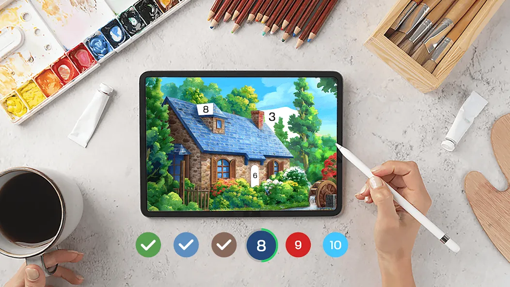 Tap Color Pro: Color By Number (Тап Колор Про)  [МОД Unlimited Money] Screenshot 1