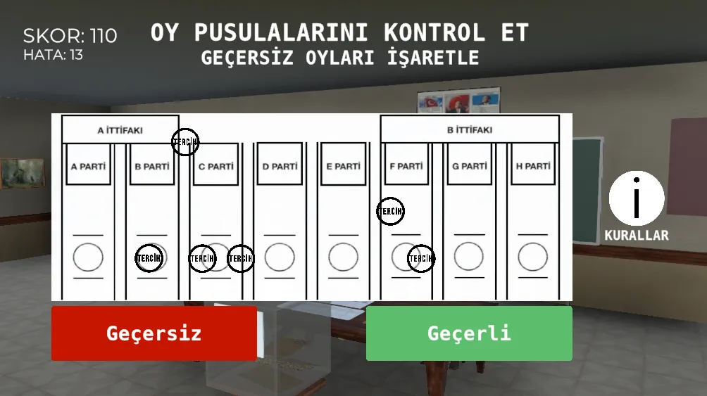 Seçim 2023 Müşahit oyunu  [МОД Mega Pack] Screenshot 4