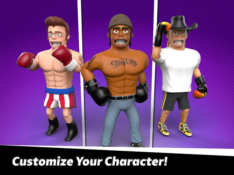 Smash Boxing: Punch Hero (Смэш Боксинг)  [МОД Бесконечные монеты] Screenshot 2