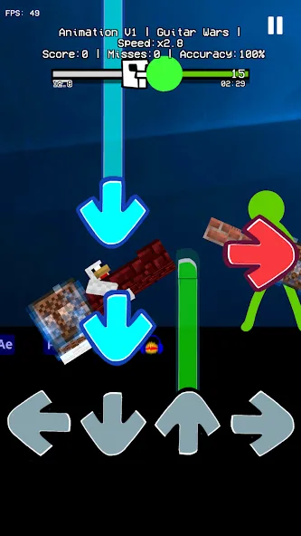 Beat Fight Stickman Full Week (Анимация 1 Полный Мод)  [МОД Много монет] Screenshot 3