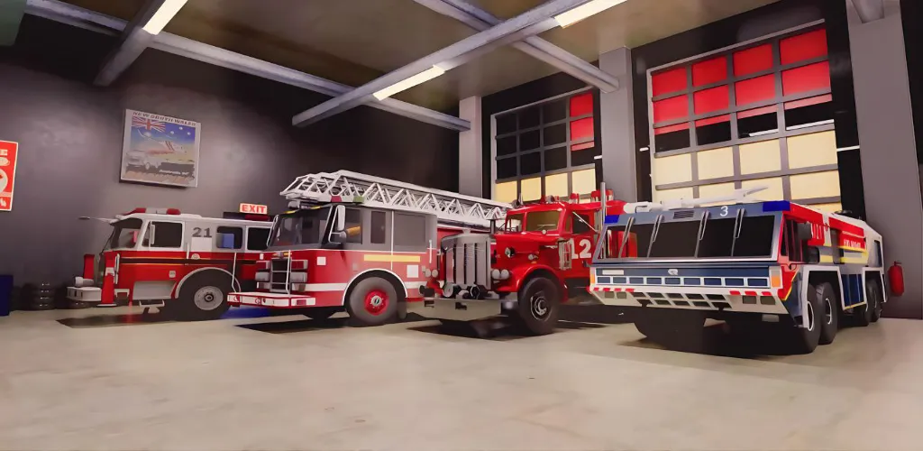 Real Firefighter 3D Simulator (Реальный Пожарник 3D Симулятор)  [МОД Menu] Screenshot 4