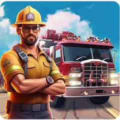 Скачать взлом Real Firefighter 3D Simulator (Реальный Пожарник 3D Симулятор)  [МОД Menu] - полная версия apk на Андроид