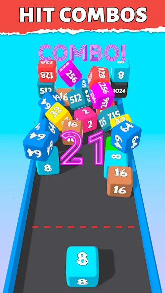 Bounce Merge 2048 Join Numbers  [МОД Бесконечные деньги] Screenshot 5