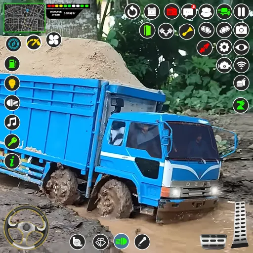 Mud Truck Runner Simulator 3D  [МОД Бесконечные монеты] Screenshot 1