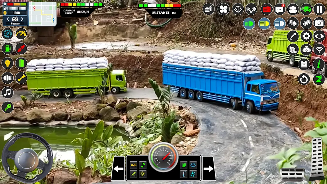 Mud Truck Runner Simulator 3D  [МОД Бесконечные монеты] Screenshot 3